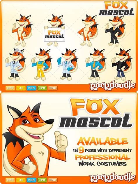Fox mascot attire